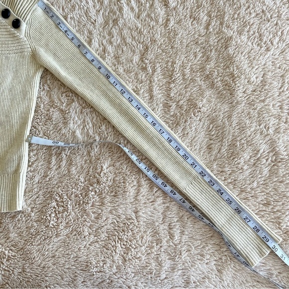 Isabel Marant Etoile Koyle Sweater - Heathered Ivory - Size 34 - Picture 10 of 12